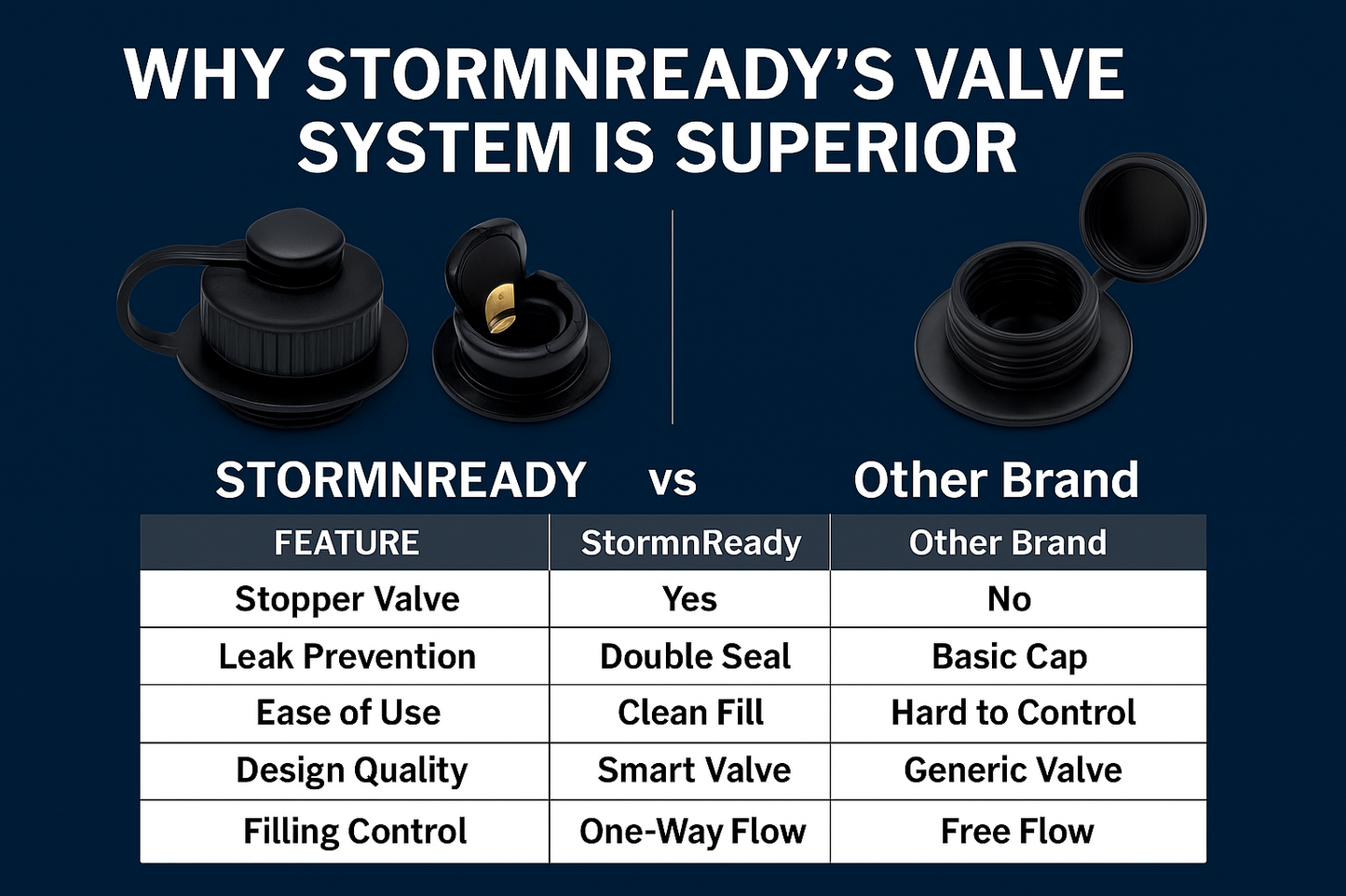 StormNReady™ Flood Barrier, 12 ft Length x 12 in Height (Single Unit)